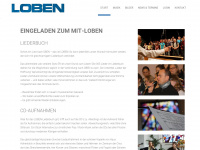 loben-cd.de Webseite Vorschau