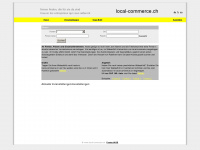 local-commerce.ch Webseite Vorschau