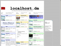 localhost.de Webseite Vorschau
