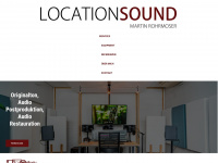 locationsound.at Webseite Vorschau