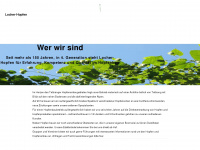 locher-hopfen.de Webseite Vorschau