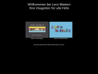 loco-masken.ch Webseite Vorschau