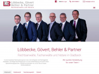 loebbecke-goevert.de Webseite Vorschau