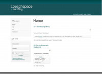 loeschspace.de Webseite Vorschau