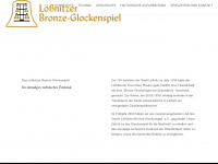 loessnitzer-bronzeglockenspiel.de Webseite Vorschau