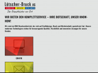 loetscher-druck.ch Webseite Vorschau