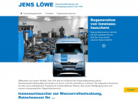 loewe-wasser.de Webseite Vorschau
