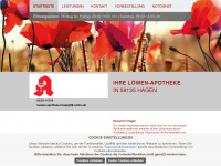 loewen-apotheke-haspe.de Webseite Vorschau