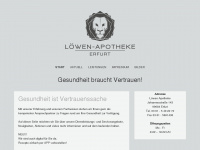 loewen-apotheke-erfurt.de Webseite Vorschau