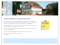 loewen-gontenschwil.ch Webseite Vorschau