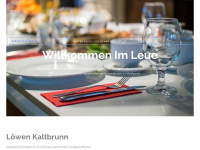 loewen-kaltbrunn.ch Webseite Vorschau