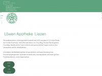 loewenapotheke-liezen.at Webseite Vorschau