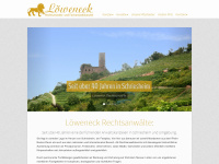 loeweneck.de Webseite Vorschau