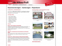 lofabau.de Webseite Vorschau