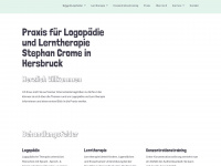 logopaedie-crome.de Webseite Vorschau