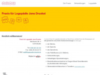 logopaedie-druskat.de Webseite Vorschau