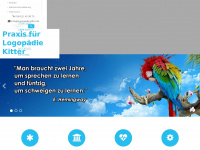 logopaedie-kitter.de Webseite Vorschau