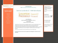 logopaedie-kladow.de Webseite Vorschau