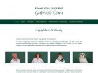 logopaedie-ohm.de Webseite Vorschau