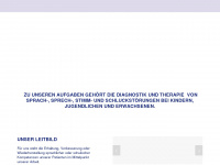 logopaediepraxis-kummer.de Webseite Vorschau