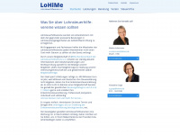 lohime.de Webseite Vorschau