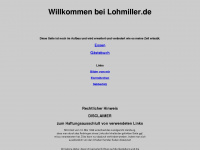 lohmiller.de Webseite Vorschau