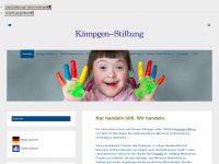 kaempgen-stiftung.de Webseite Vorschau