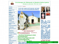 jungfrau-der-eucharistie.de Webseite Vorschau