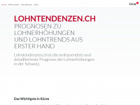 lohntendenzen.ch Webseite Vorschau