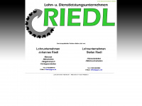 lohnunternehmen-riedl.de Webseite Vorschau