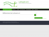 lohsack.de Webseite Vorschau