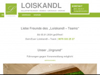 loiskandl.at Webseite Vorschau