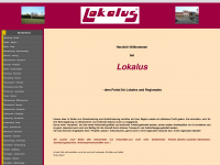 lokalus.de Webseite Vorschau