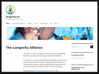 longevity.ch Webseite Vorschau