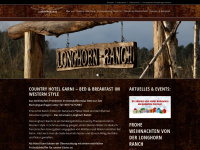 longhornranchpfalz.de Webseite Vorschau