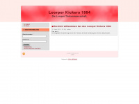 loorper-kickers.de Webseite Vorschau