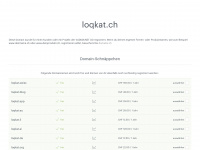 loqkat.ch Webseite Vorschau