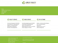 loreley-facility.de Webseite Vorschau