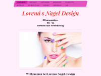 lorenas-nagel-design.de Webseite Vorschau