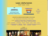 loserkulturverein.at Webseite Vorschau