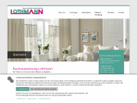 lothmann-raumausstatter.de Webseite Vorschau