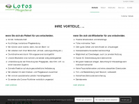 lotos-pflegedienst.de Webseite Vorschau