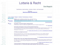 lotterie-recht.de Webseite Vorschau