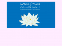 lotuspraxis-nidderau.de Webseite Vorschau