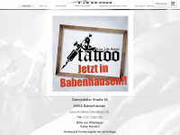 low-life-rebel-tattoo.de Webseite Vorschau