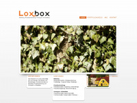 loxbox.at Webseite Vorschau