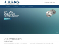 lucas-antriebselemente.de Webseite Vorschau