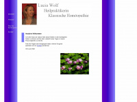 luciawolf.de Webseite Vorschau