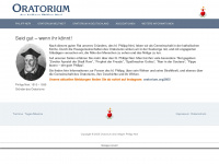 oratorium.org Webseite Vorschau