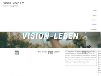 vision-leben.org Webseite Vorschau